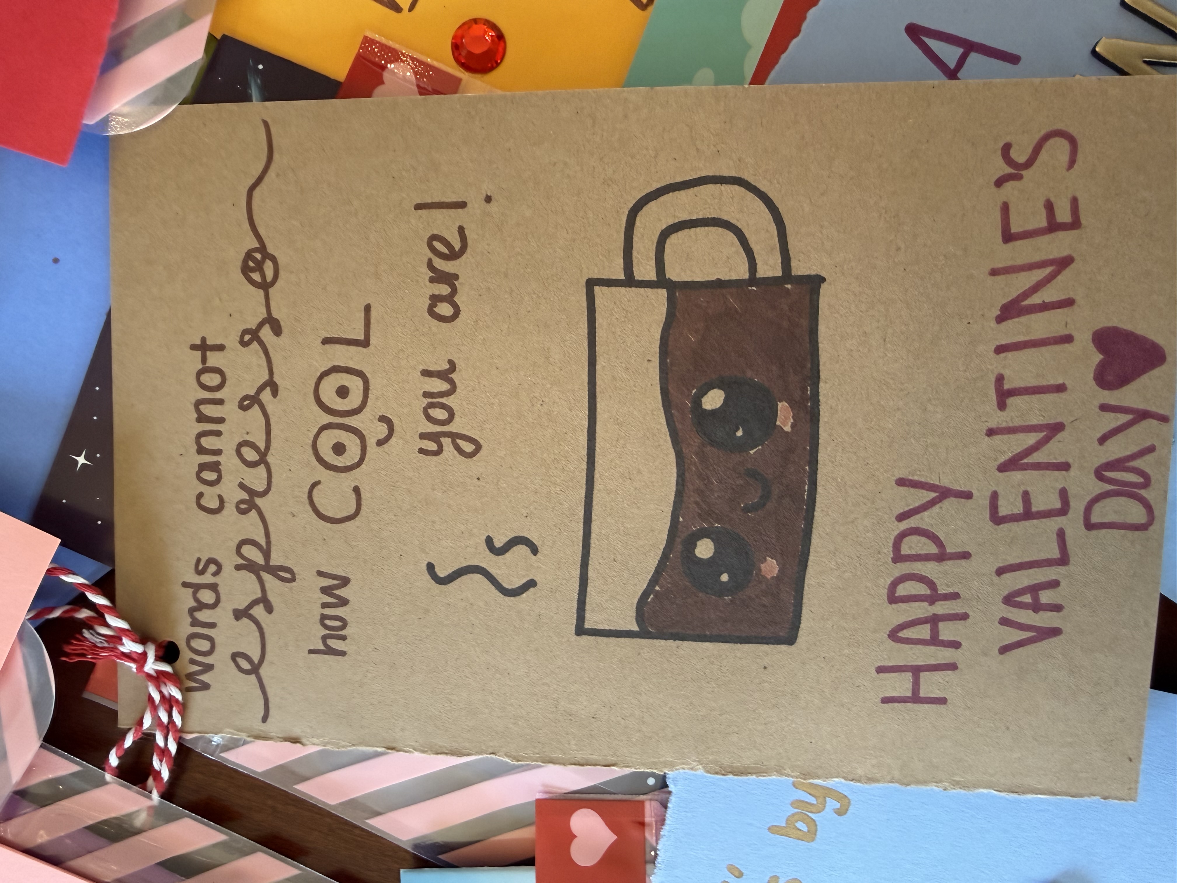 Roses are red Valentine card with flower design